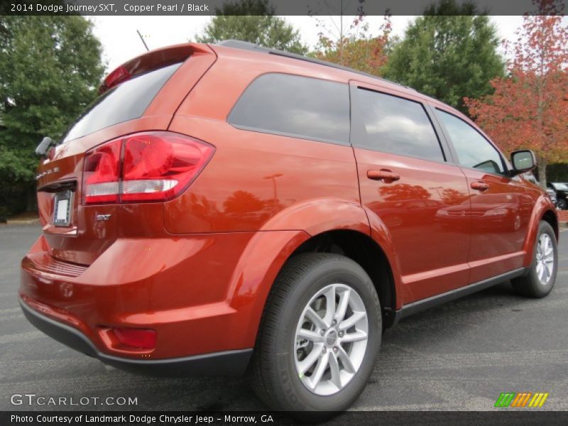 Copper Pearl / Black 2014 Dodge Journey SXT