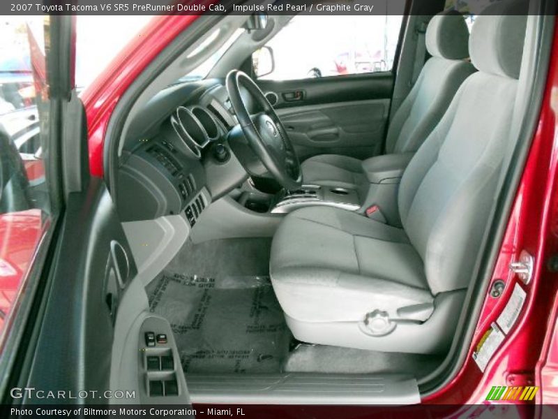 Impulse Red Pearl / Graphite Gray 2007 Toyota Tacoma V6 SR5 PreRunner Double Cab