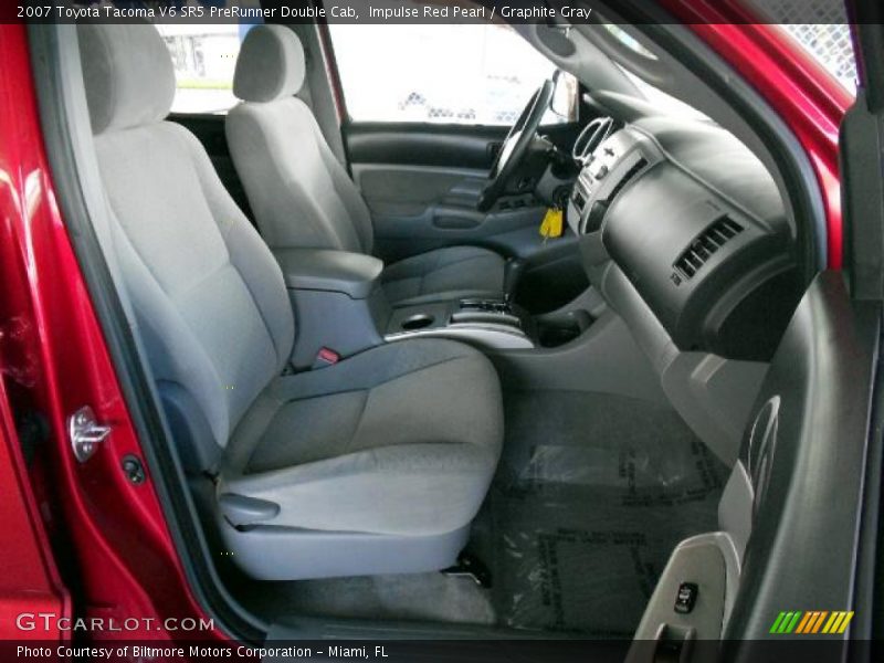 Impulse Red Pearl / Graphite Gray 2007 Toyota Tacoma V6 SR5 PreRunner Double Cab