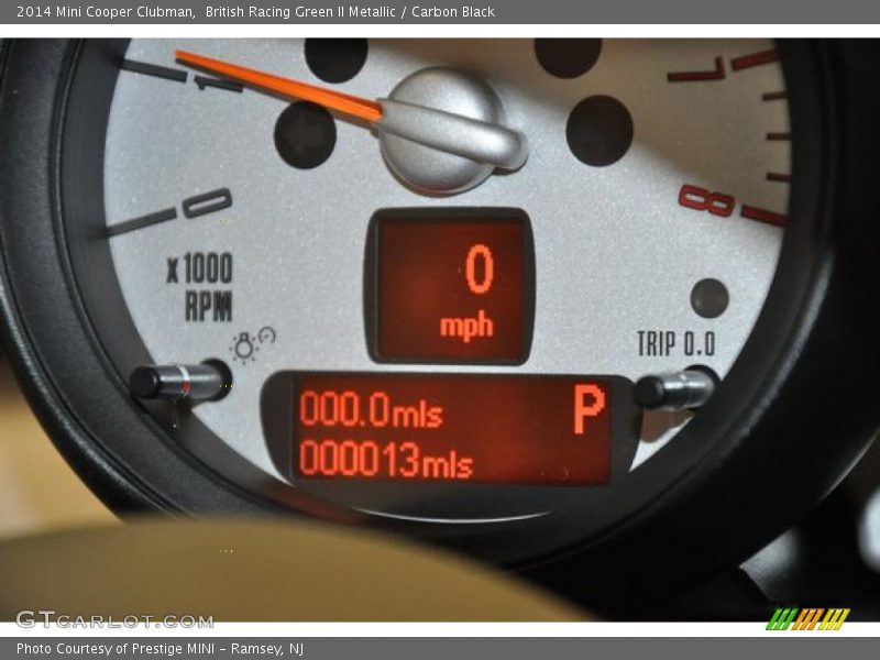 British Racing Green II Metallic / Carbon Black 2014 Mini Cooper Clubman