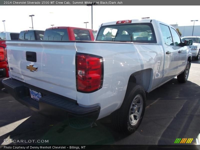 Summit White / Jet Black/Dark Ash 2014 Chevrolet Silverado 1500 WT Crew Cab