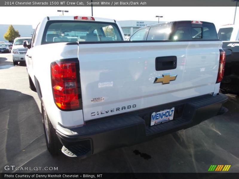 Summit White / Jet Black/Dark Ash 2014 Chevrolet Silverado 1500 WT Crew Cab