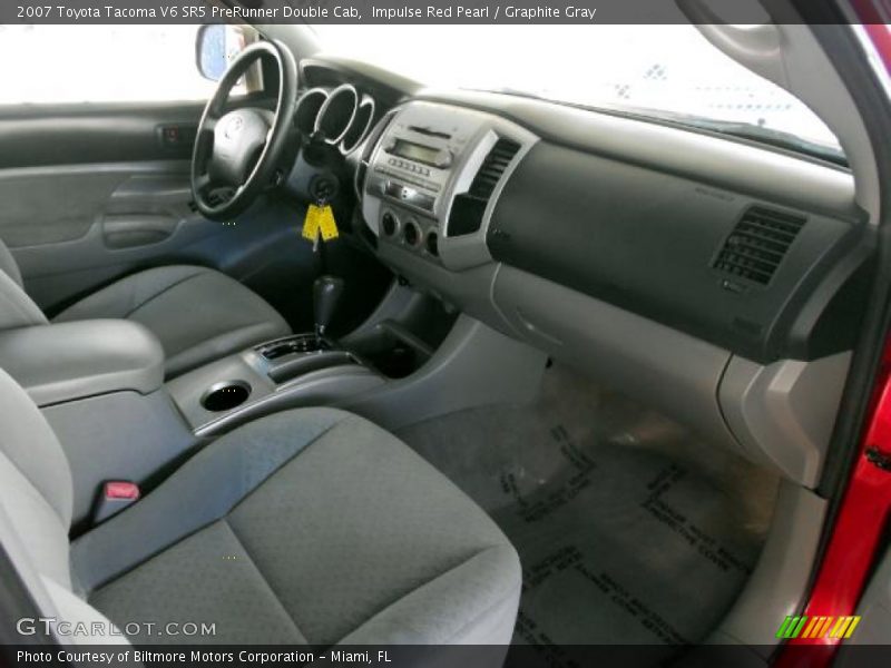 Impulse Red Pearl / Graphite Gray 2007 Toyota Tacoma V6 SR5 PreRunner Double Cab