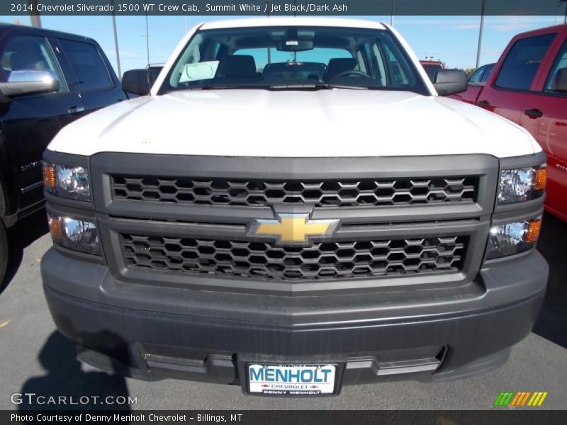 Summit White / Jet Black/Dark Ash 2014 Chevrolet Silverado 1500 WT Crew Cab