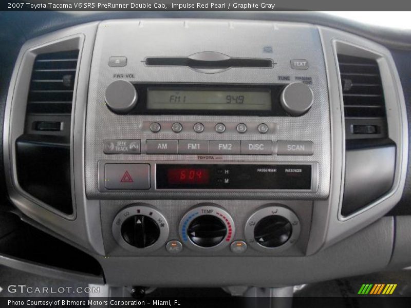 Impulse Red Pearl / Graphite Gray 2007 Toyota Tacoma V6 SR5 PreRunner Double Cab