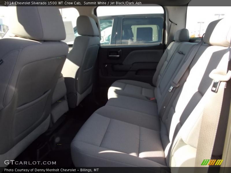 Summit White / Jet Black/Dark Ash 2014 Chevrolet Silverado 1500 WT Crew Cab