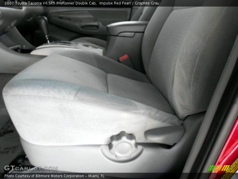 Impulse Red Pearl / Graphite Gray 2007 Toyota Tacoma V6 SR5 PreRunner Double Cab