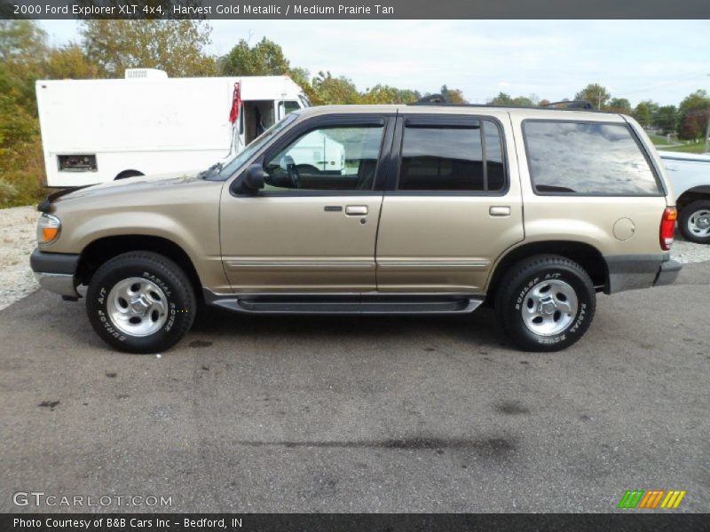 Harvest Gold Metallic / Medium Prairie Tan 2000 Ford Explorer XLT 4x4