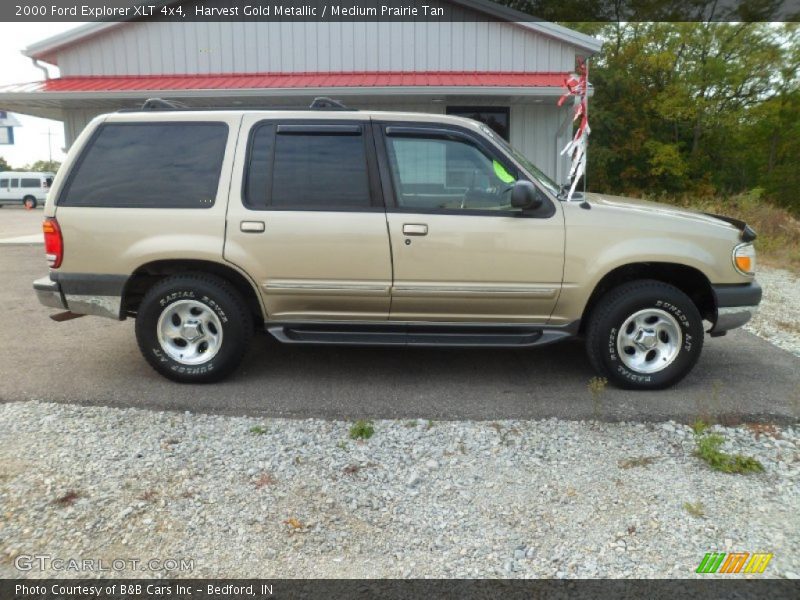 Harvest Gold Metallic / Medium Prairie Tan 2000 Ford Explorer XLT 4x4