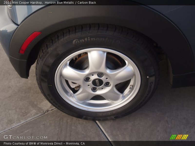 Horizon Blue Metallic / Carbon Black 2011 Mini Cooper Hardtop