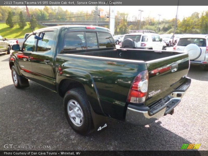 Spruce Green Mica / Graphite 2013 Toyota Tacoma V6 SR5 Double Cab 4x4