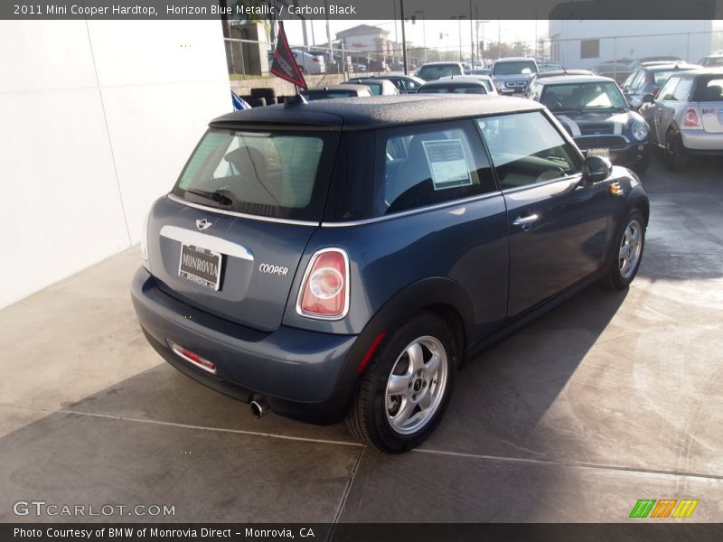 Horizon Blue Metallic / Carbon Black 2011 Mini Cooper Hardtop