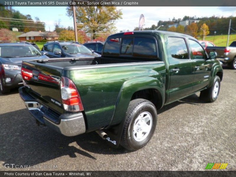 Spruce Green Mica / Graphite 2013 Toyota Tacoma V6 SR5 Double Cab 4x4