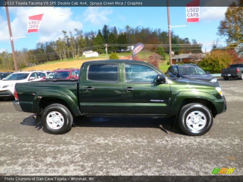 Spruce Green Mica / Graphite 2013 Toyota Tacoma V6 SR5 Double Cab 4x4