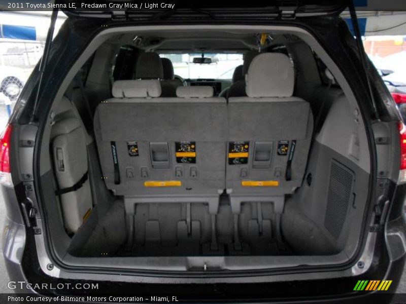 Predawn Gray Mica / Light Gray 2011 Toyota Sienna LE