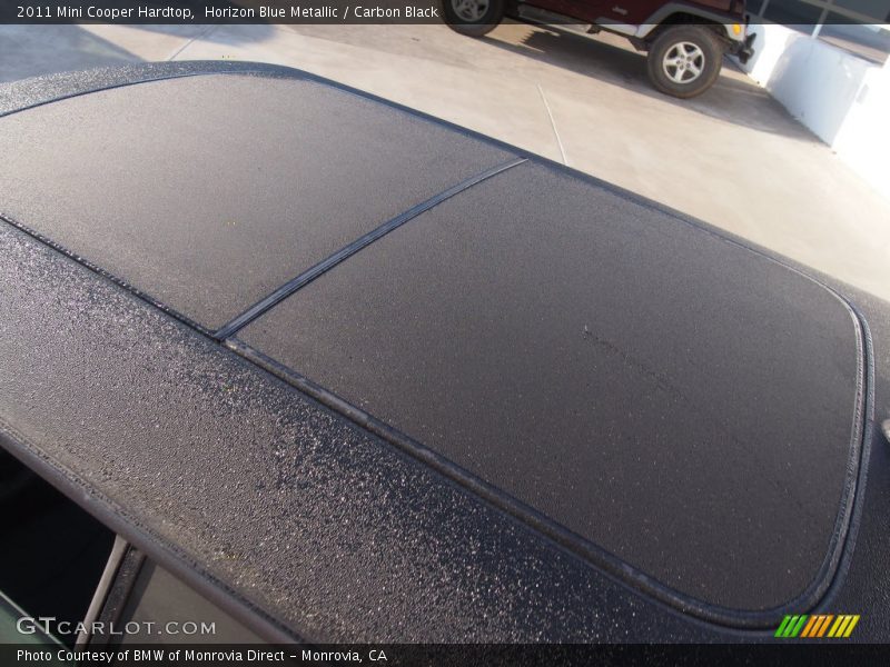 Horizon Blue Metallic / Carbon Black 2011 Mini Cooper Hardtop