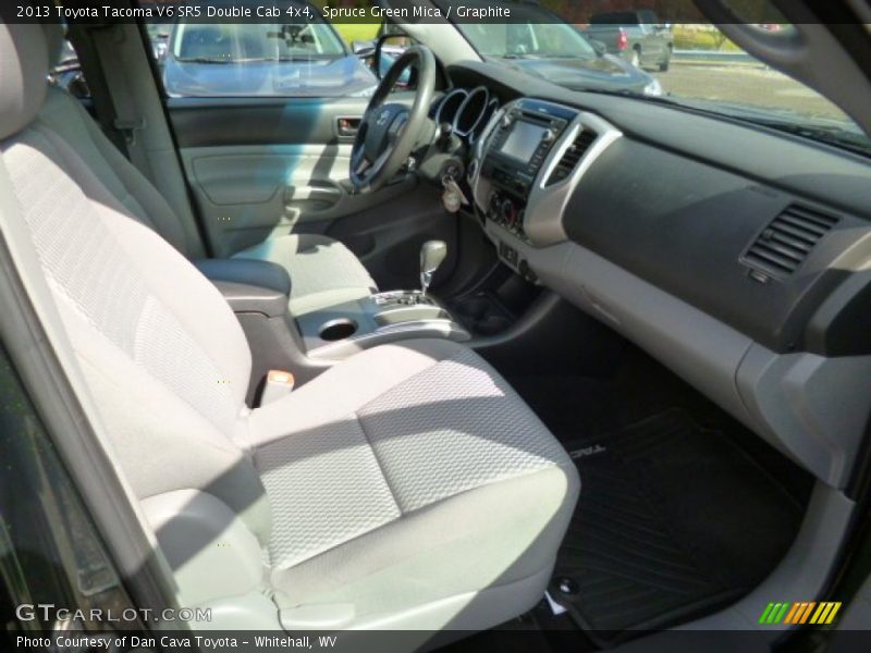 Spruce Green Mica / Graphite 2013 Toyota Tacoma V6 SR5 Double Cab 4x4