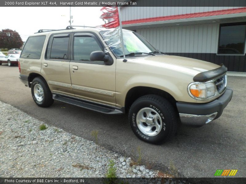 Harvest Gold Metallic / Medium Prairie Tan 2000 Ford Explorer XLT 4x4