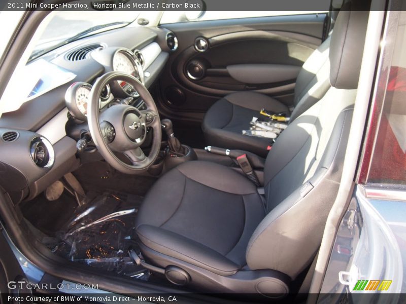 Horizon Blue Metallic / Carbon Black 2011 Mini Cooper Hardtop