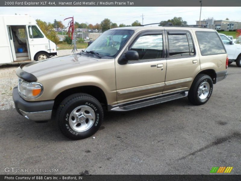 Harvest Gold Metallic / Medium Prairie Tan 2000 Ford Explorer XLT 4x4
