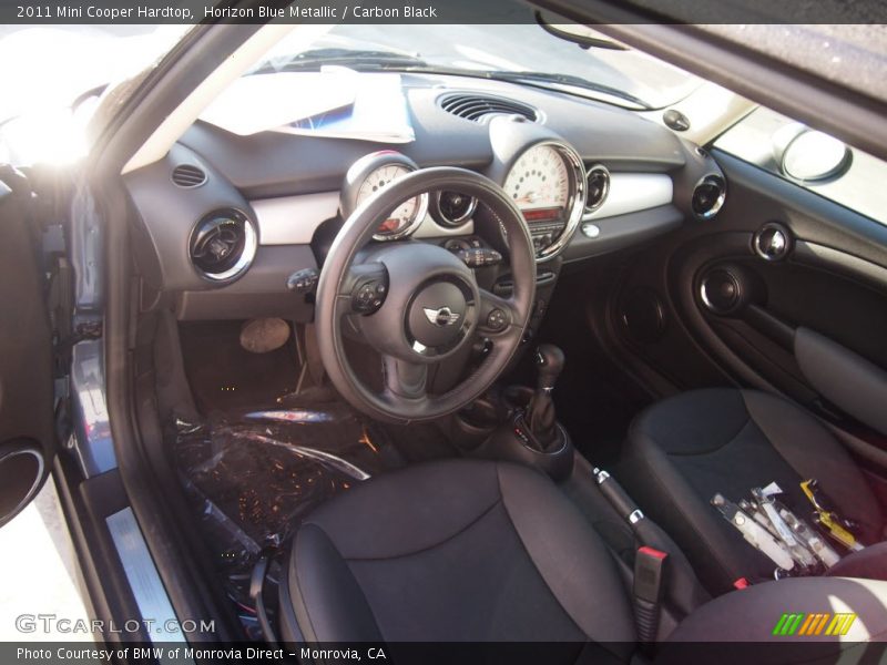 Horizon Blue Metallic / Carbon Black 2011 Mini Cooper Hardtop