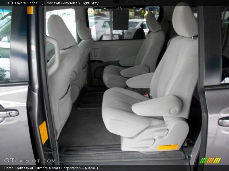 Predawn Gray Mica / Light Gray 2011 Toyota Sienna LE