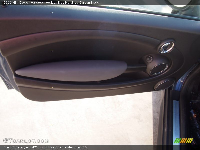 Horizon Blue Metallic / Carbon Black 2011 Mini Cooper Hardtop