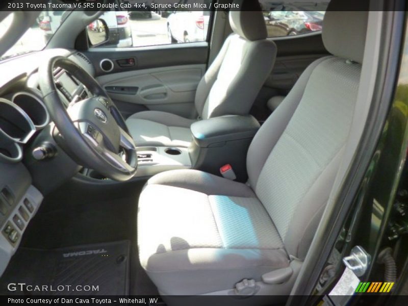 Spruce Green Mica / Graphite 2013 Toyota Tacoma V6 SR5 Double Cab 4x4