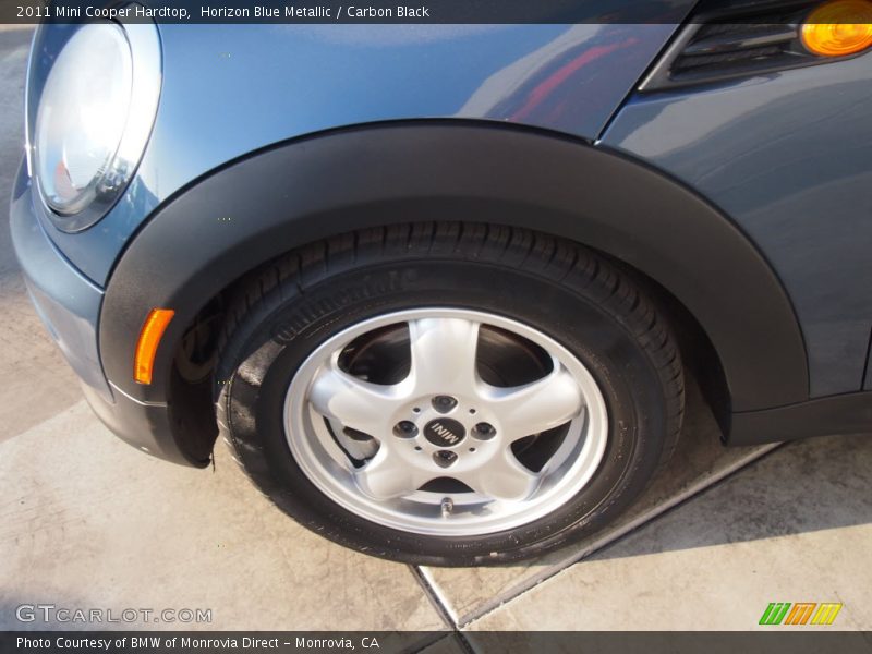 Horizon Blue Metallic / Carbon Black 2011 Mini Cooper Hardtop