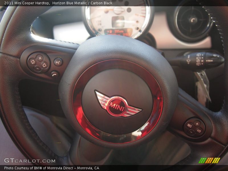 Horizon Blue Metallic / Carbon Black 2011 Mini Cooper Hardtop