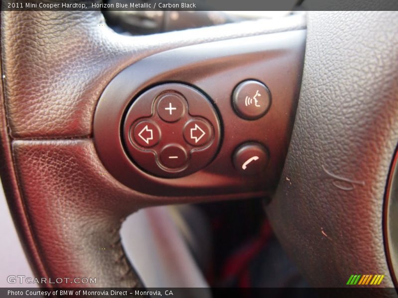 Horizon Blue Metallic / Carbon Black 2011 Mini Cooper Hardtop