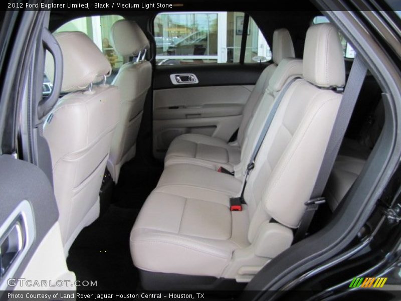 Black / Medium Light Stone 2012 Ford Explorer Limited