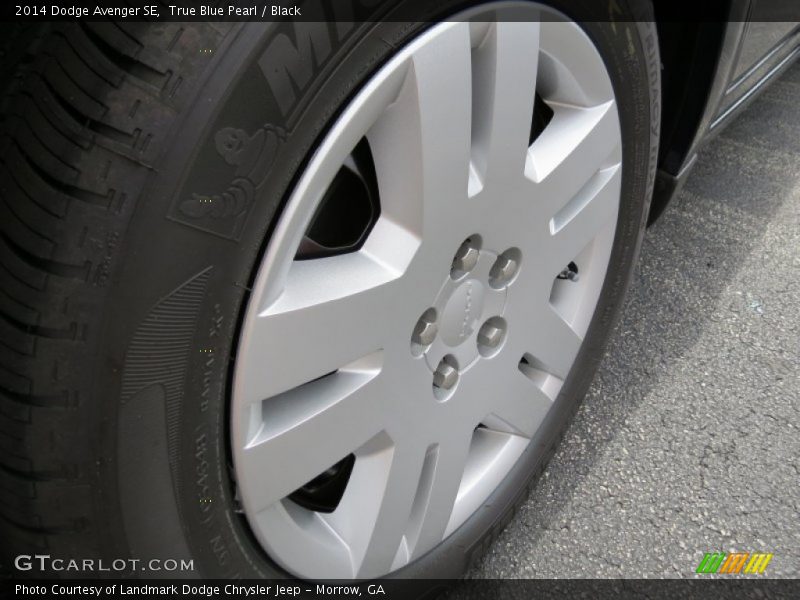 True Blue Pearl / Black 2014 Dodge Avenger SE