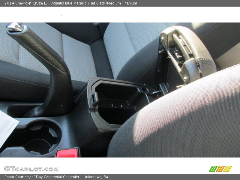Atlantis Blue Metallic / Jet Black/Medium Titanium 2014 Chevrolet Cruze LS