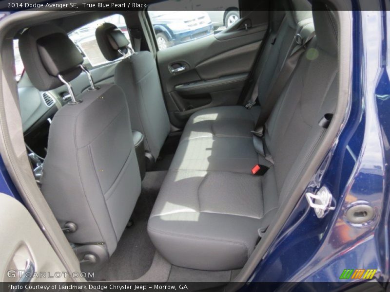 True Blue Pearl / Black 2014 Dodge Avenger SE