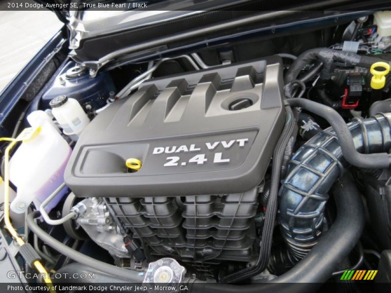 True Blue Pearl / Black 2014 Dodge Avenger SE