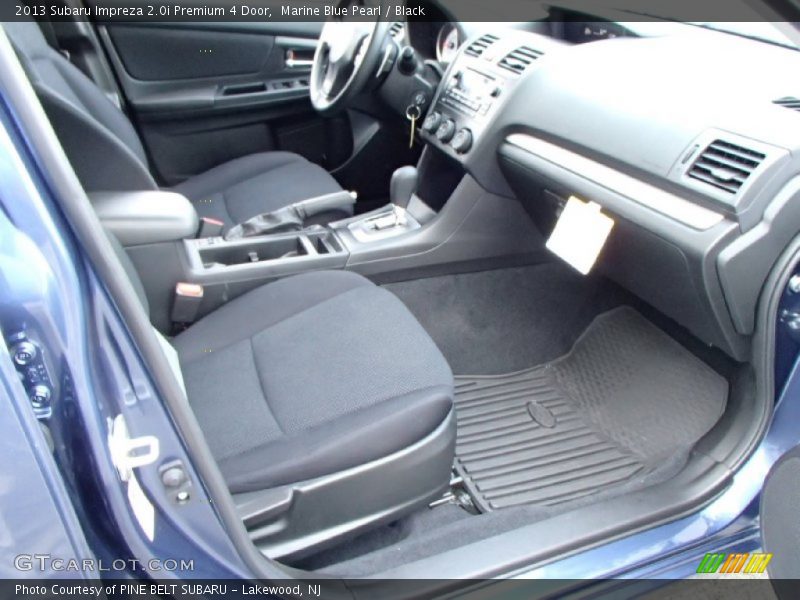 Marine Blue Pearl / Black 2013 Subaru Impreza 2.0i Premium 4 Door