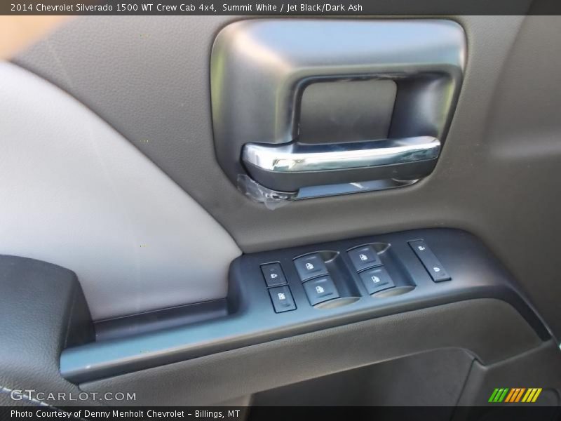 Summit White / Jet Black/Dark Ash 2014 Chevrolet Silverado 1500 WT Crew Cab 4x4
