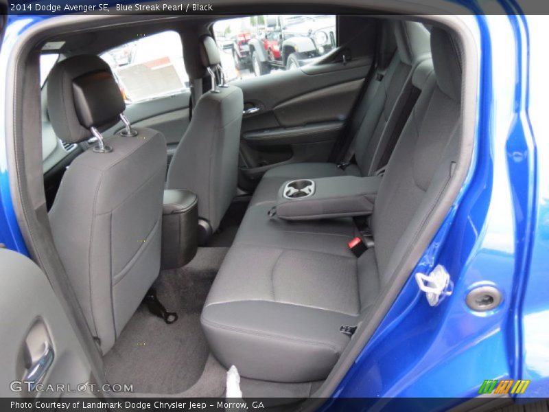 Blue Streak Pearl / Black 2014 Dodge Avenger SE