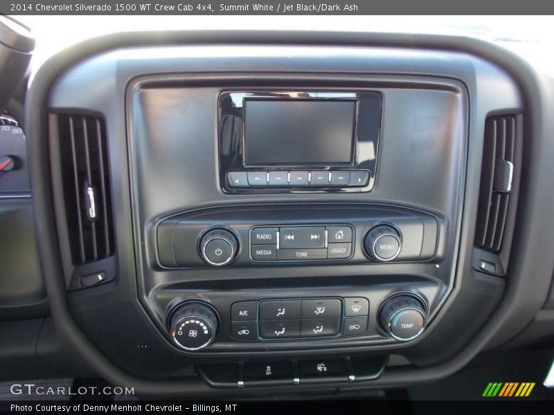 Summit White / Jet Black/Dark Ash 2014 Chevrolet Silverado 1500 WT Crew Cab 4x4