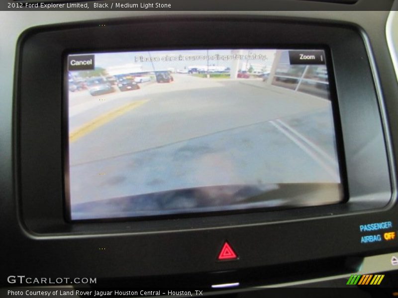 Black / Medium Light Stone 2012 Ford Explorer Limited