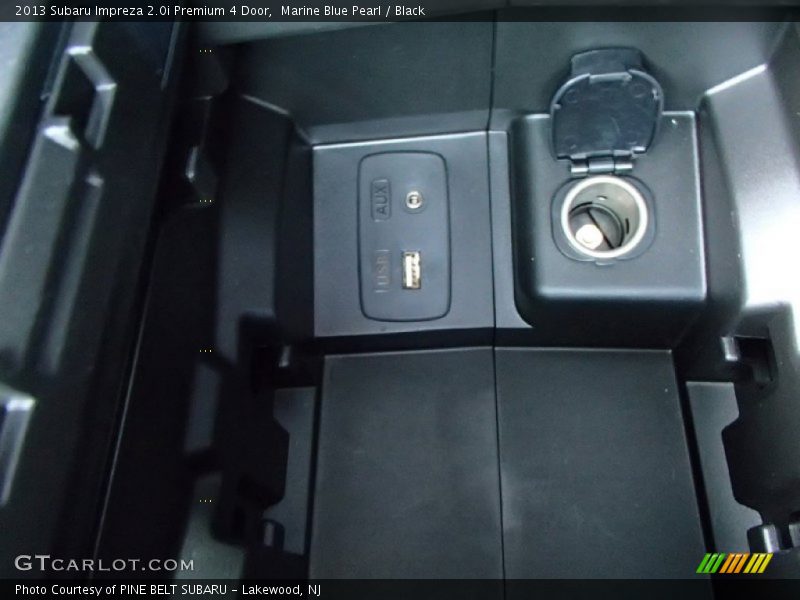 Marine Blue Pearl / Black 2013 Subaru Impreza 2.0i Premium 4 Door