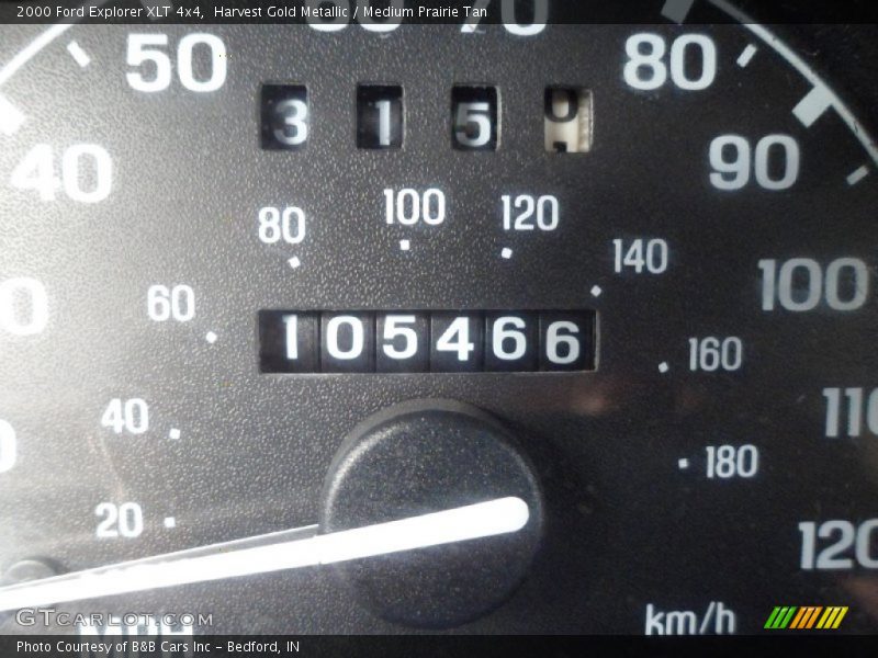 Harvest Gold Metallic / Medium Prairie Tan 2000 Ford Explorer XLT 4x4