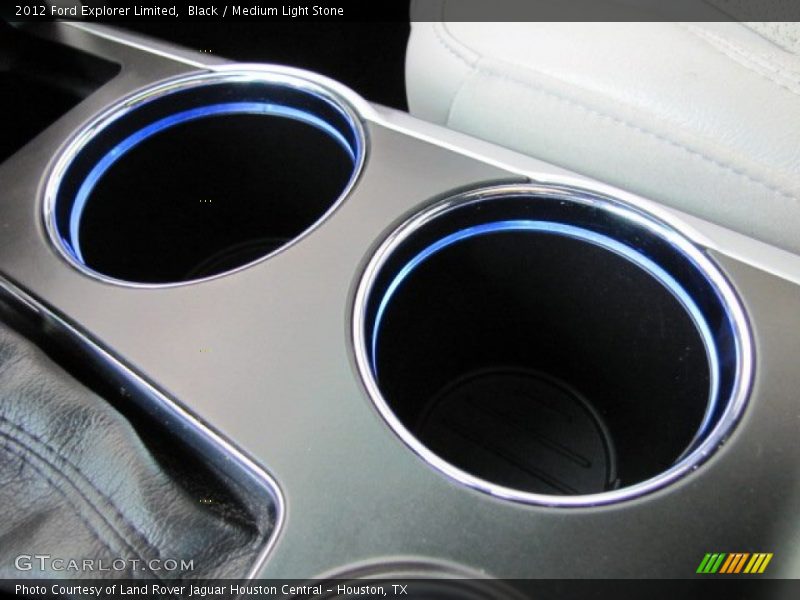 Black / Medium Light Stone 2012 Ford Explorer Limited