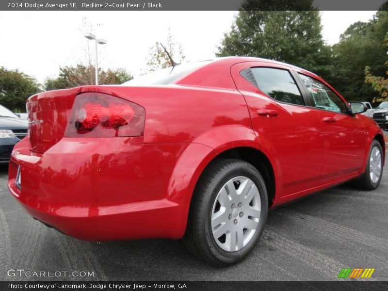 Redline 2-Coat Pearl / Black 2014 Dodge Avenger SE