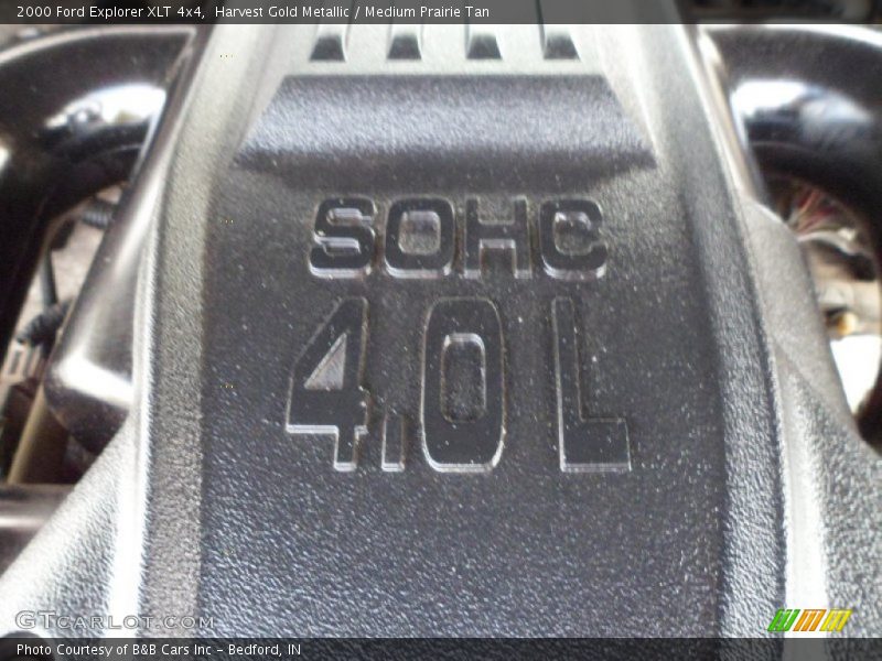 Harvest Gold Metallic / Medium Prairie Tan 2000 Ford Explorer XLT 4x4