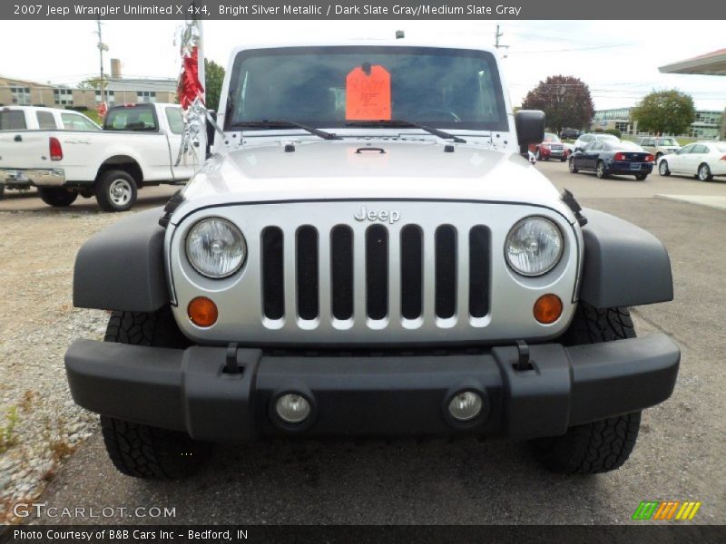Bright Silver Metallic / Dark Slate Gray/Medium Slate Gray 2007 Jeep Wrangler Unlimited X 4x4
