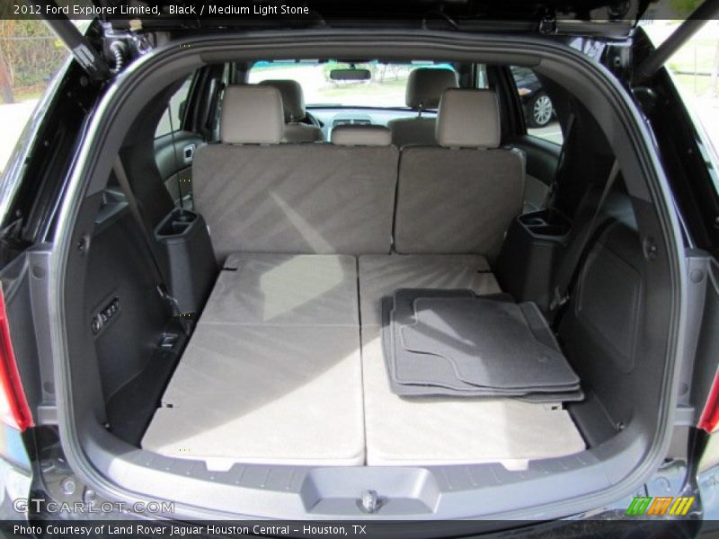 Black / Medium Light Stone 2012 Ford Explorer Limited