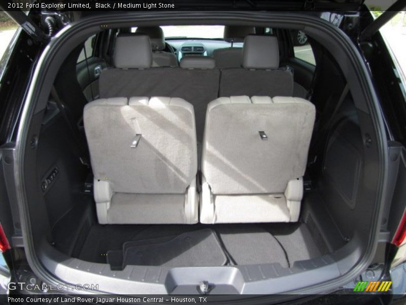 Black / Medium Light Stone 2012 Ford Explorer Limited