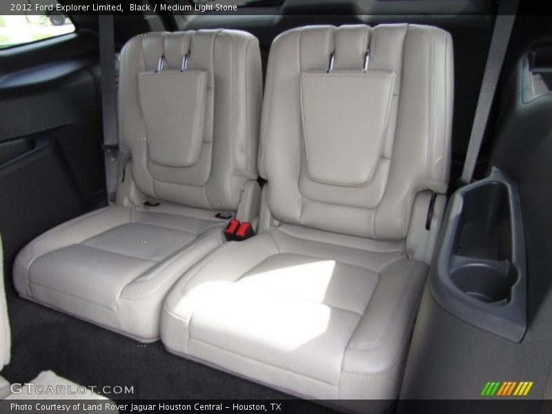 Black / Medium Light Stone 2012 Ford Explorer Limited